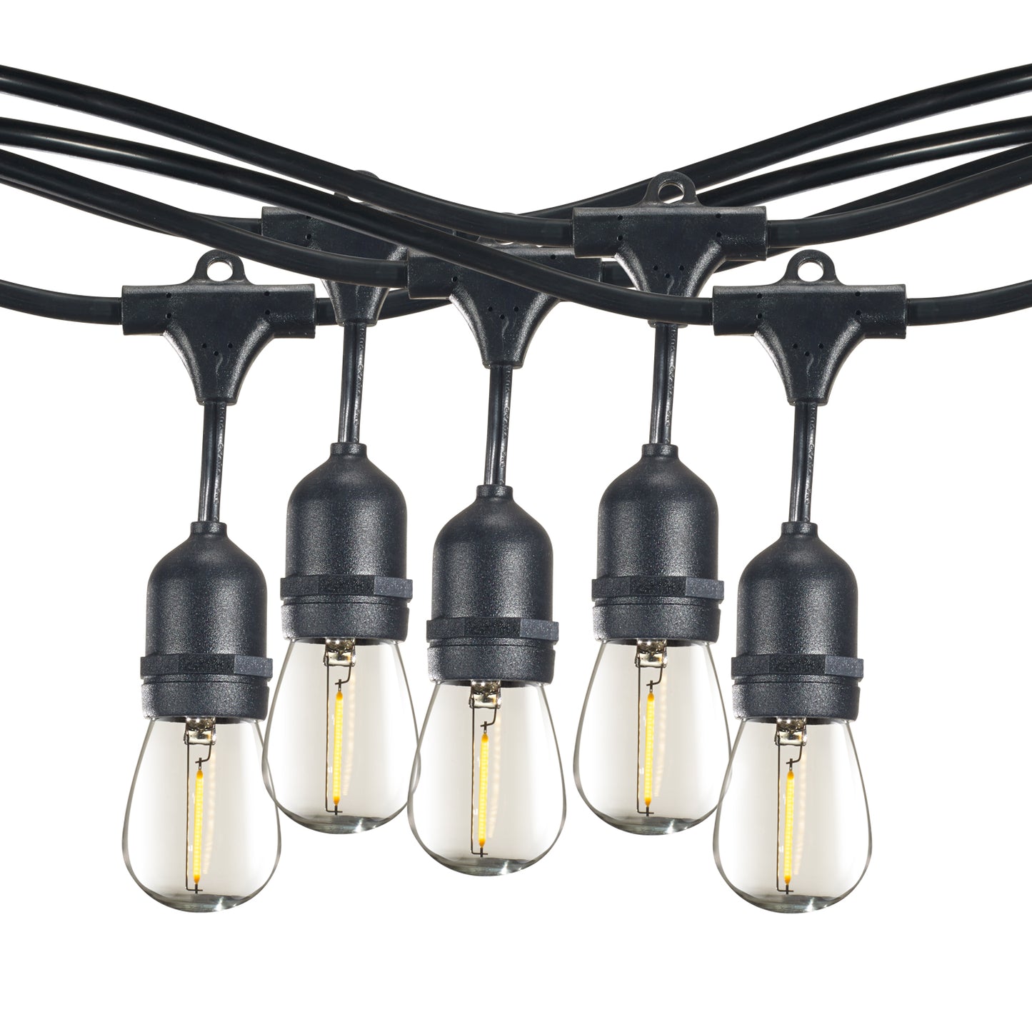 STRING15L/48FT/36IN/E26/BLACK/LED/S14 - Irvine Co