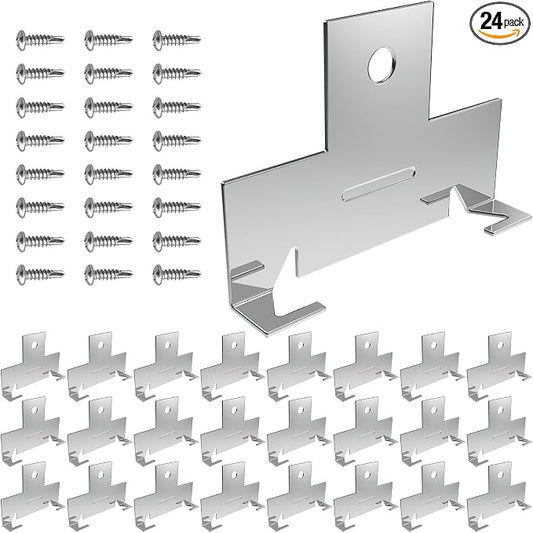 *case of 24* Metal Recessed Downlight C Clips